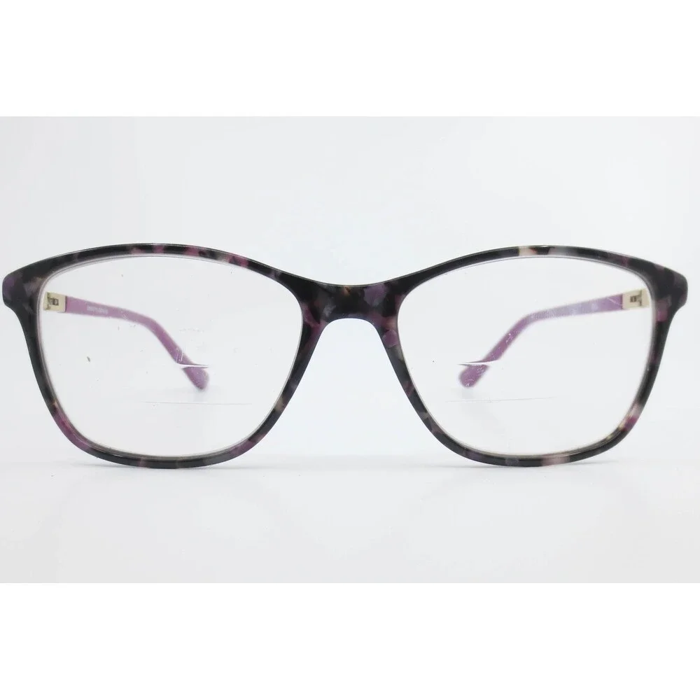 Chelsea Morgan CM 6010 PU Purple Tortoise Cat Eye Eyeglasses Frames 53-16-135
